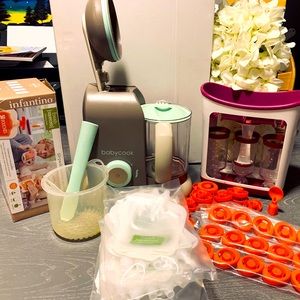 Beaba babycook / Infantino pouch filling stand+40